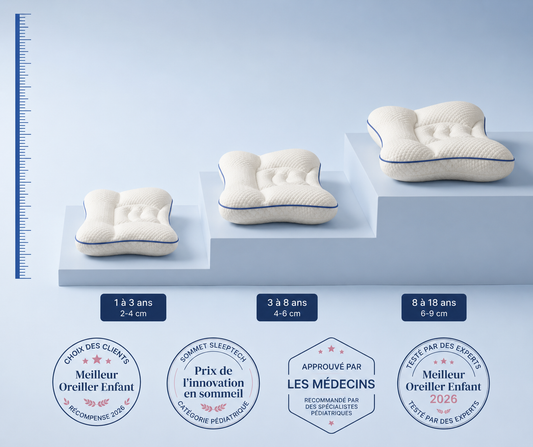 Oreiller Ergonomique Enfant — Confort & Posture